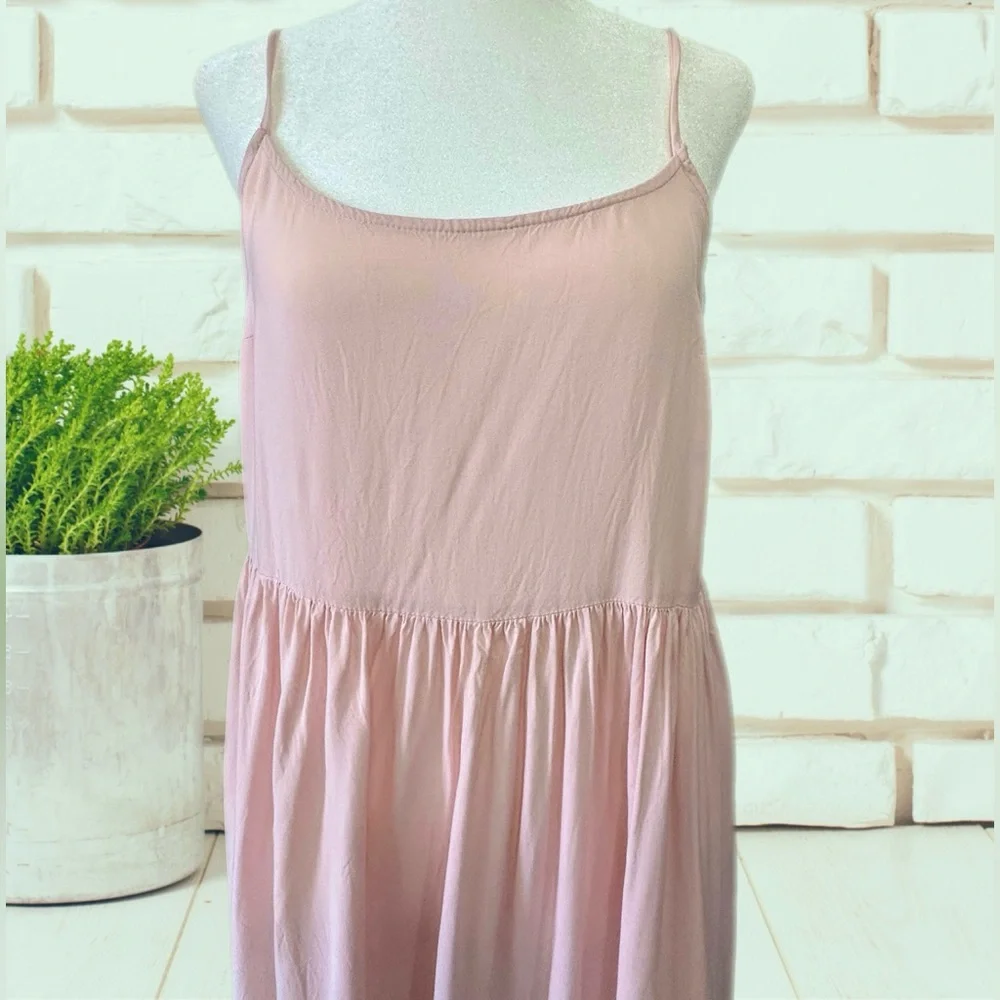 Forever 21 Women’s Crochet-Trimmed Maxi Dress Color:Pink Size: Small